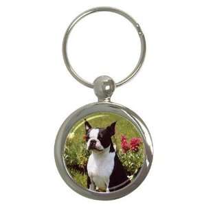  Boston Terrier Key Chain (Round)