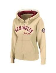 NCAA Florida State Seminoles (FSU) Ladies Gold Express Full Zip Hoodie 