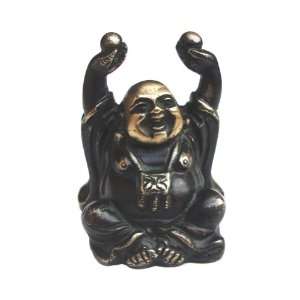  Sculpture Figurine Laughing Buddha Brass Statue Blessings 