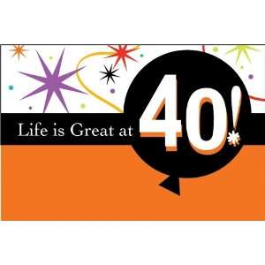  Life Is Great 40th Invitation Toys & Games