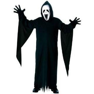   Childs Howling Ghost Costume with Mask, Robe and Gloves, Medium