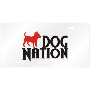  New  Chihuahuas Dog Nation  License Plate Dog