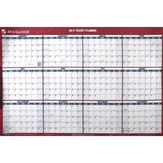  Brownline 2012 Yearly Wall Calendar, Printed on Both Sides 
