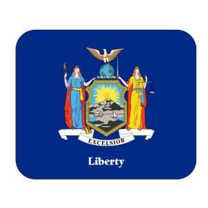  US State Flag   Liberty, New York (NY) Mouse Pad 