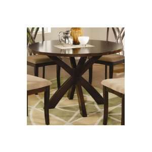 Ruby Casual Dining Table in Rich Espresso Finish by 