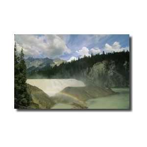  Rainbow Over Waterfall Yoho National Park British Columbia 