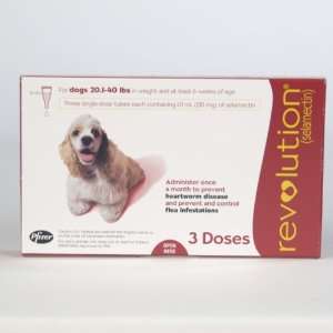  REVOLUTION FOR DOGS 21 40 POUNDS 3 PK