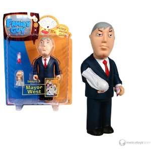  Mayor West from Family Guy Series 3 Action Figure Toys 