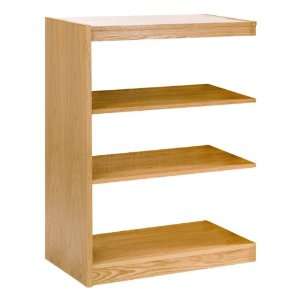   Double Sided Wooden Book Shelving Adder Unit 35 W x 24 D x 48 H