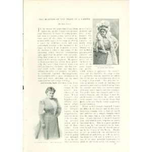  1900 Acting May Irwin Business of the Stage As A Career 