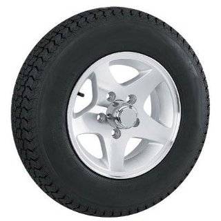ST145R12  12 inch Star Aluminum Trailer Wheel / Tire Assembly 5 Lug 