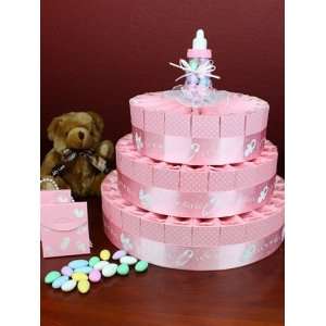  Its a Girl Baby Shower Favor Cake Kit   3 Layer Kit for 