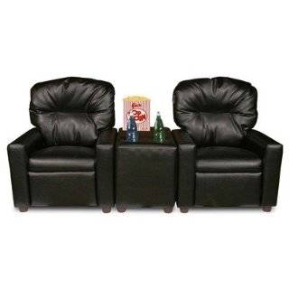   Red Leather Match Home Theater set   Coaster 600132 2