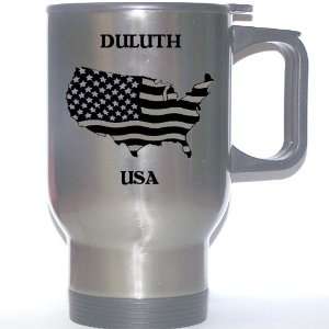  US Flag   Duluth, Minnesota (MN) Stainless Steel Mug 