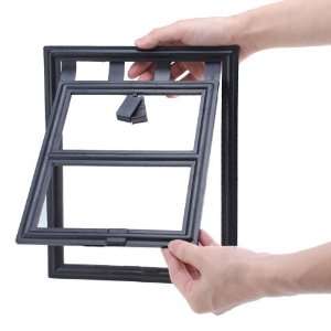  Pet Door For Screen, Black 8 x 10 Fit Small Size Dogs 