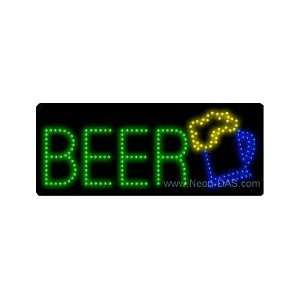  Beer Outdoor LED Sign 13 x 32