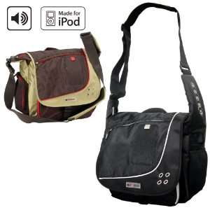  The Professional Ipod Messenger Bag with Built in Ultra 