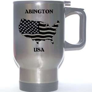  US Flag   Abington, Massachusetts (MA) Stainless Steel Mug 