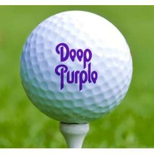  3 x Rock n Roll Golf Balls Deep Purple Musical 