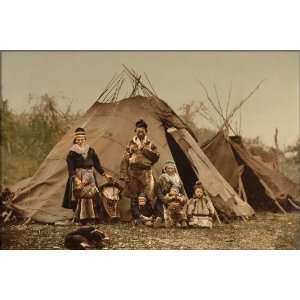  Sami Family in Norway, c1900   24x36 Poster Everything 