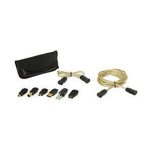   Ziotek 7 In 1 Usb And Network Cable Kit, Gold