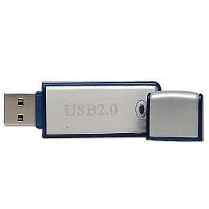  Portable Flash Disk Drive 1GB USB 2.0 (Silver/Blue 