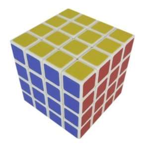  QJ Mini 6cm 4x4 Speed Cube   White Toys & Games