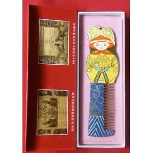   Chinese Artistic Wood Comb Gift Set  huang zi