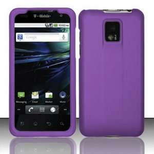  LG Optimus 2x G2X (T Mobile) Purple Rubber Touch Snap On 