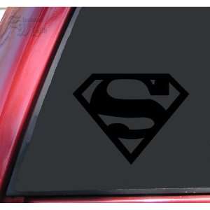  Superman Vinyl Decal Sticker   Black Automotive