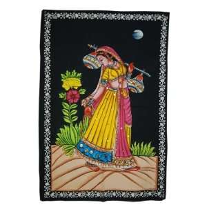  Woman Wall Hanging Adorn with Sequins Work