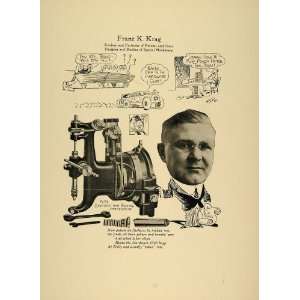   Krag Chicago Patents Ideas Designer   Original Print