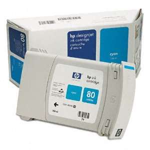  HP C4846A   C4846A (HP 80) Ink, 2200 Page Yield, Cyan Car 