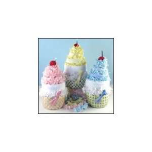 Diaper Cupcake Piñata (Available in Pink, Yellow or Blue)