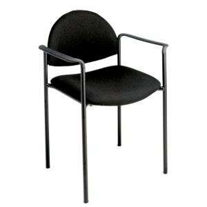  Office Star WorkSmart Value Plus Stacking Chair w/ Arms 