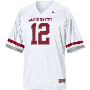  Nike Washington State Cougars #12 White Football Replica 