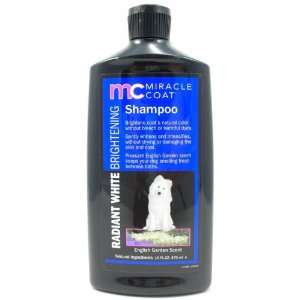  Miracle Coat Radiant White Brightening Shampoo for Dog, 16 