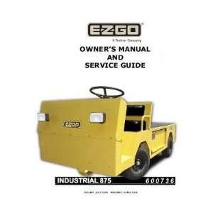  Service Guide for Electric Industrial Vehicle Patio, Lawn & Garden