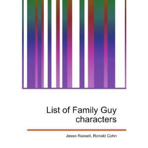  List of Family Guy characters Ronald Cohn Jesse Russell 