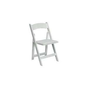  Resin Folding Wedding Chairs   White