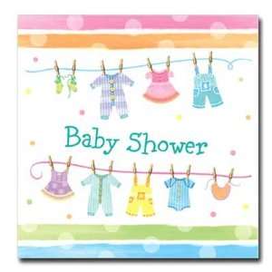  Baby Shower Clothes   13 Luncheon Napkin   16/pkg. Toys 