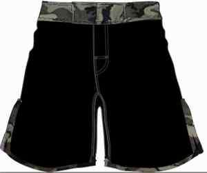Black and Camo CrossFit WOD shorts  