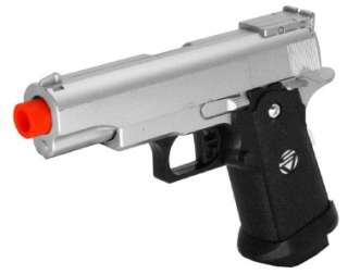 G10 Galaxy Silver FullScale Metal Spring Airsoft Pistol M1911 235 FPS 