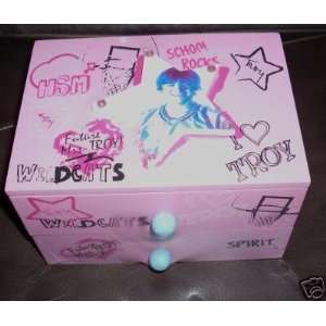  High School Musical Pink I LOVE TROY Jewelry Box