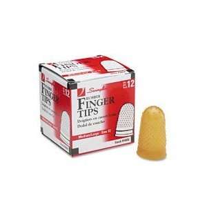  Swingline Medium/Large Rubber Finger Tips, Size 12, 12 