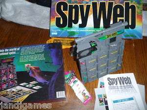 SPY WEB board game good shape ready to play used  