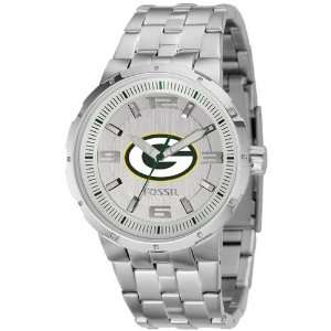 Fossil Green Bay Packers Stainless Steel New 3 Hand Team Logo Analog 