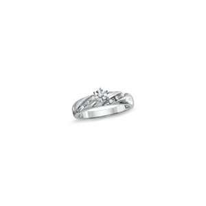  ZALES Diamond Accent Miracle Engagement Ring in 10K White 