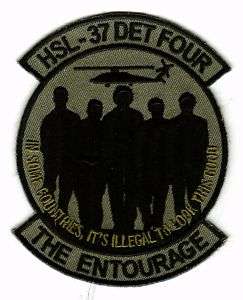 USN HELICOPTER SQUADRON PATCH HSL 37 DET FOUR  