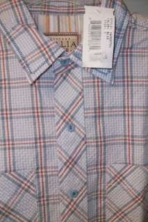 100% AUTHENTIC ITALIA RESERVED STOCK.BRAND NEW LONG SLEEVE PLAID SPORT 